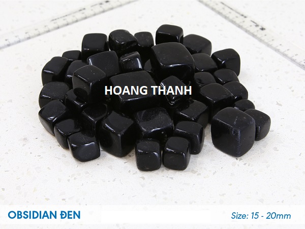 Cầu thang đá thạch anh Obsidian Đen G104BOB22B1