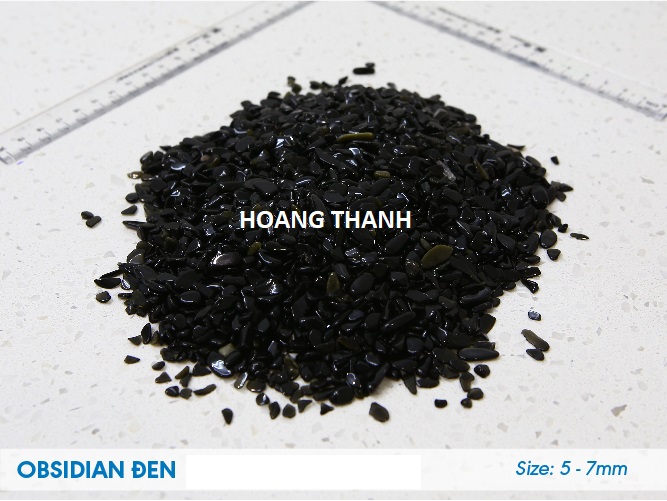 Cầu thang đá thạch anh Obsidian Đen G104BOB22B1