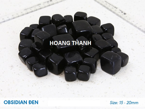 Cầu thang đá Thạch anh Obsidian Đen G102BOB22S1