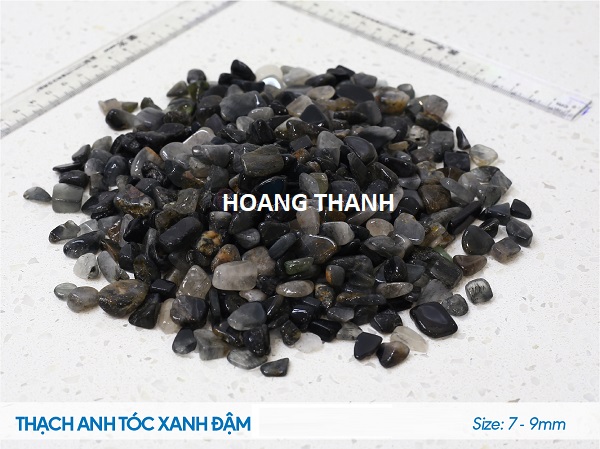 Cầu thang đá Thạch Anh Tóc Xanh G104TTX22B1