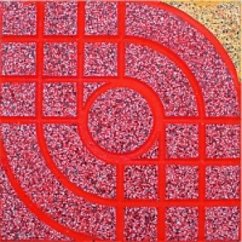 Gạch terrazzo đa mầu HT2-40-1002