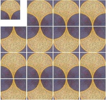 Gạch terrazzo đa mầu HT2-40-1019